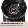 imageOXO Brew Conical Burr Grinder  Matte Black Stainless Steel Burrs OneTouch Automatic Smart GrindMatte Black Burr Coffee Grinder