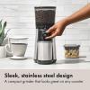 imageOXO Brew Conical Burr Grinder  Matte Black Stainless Steel Burrs OneTouch Automatic Smart GrindSilver Burr Coffee Grinder