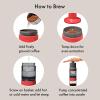 imageOXO Brew Rapid Brewer  Portable Coffee Maker Fast Manual Hot ampamp Cold Brew Small Handheld Brewer Compact Travel Coffee MakerOne Size