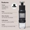 imageOXO Brew Rapid Brewer  Portable Coffee Maker Fast Manual Hot ampamp Cold Brew Small Handheld Brewer Compact Travel Coffee MakerOne Size