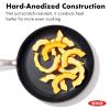 imageOXO Enhanced 12quot Frying Pan Skillet PFASFree Ceramic Nonstick Durable Hard Anodized Cookware Scratch Resistant Stainless Steel Handle Good Grips Dishwasher ampamp Oven safe BlackBlack