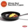 imageOXO Enhanced 12quot Frying Pan Skillet PFASFree Ceramic Nonstick Durable Hard Anodized Cookware Scratch Resistant Stainless Steel Handle Good Grips Dishwasher ampamp Oven safe BlackBlack