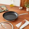 imageOXO Enhanced 12quot Frying Pan Skillet PFASFree Ceramic Nonstick Durable Hard Anodized Cookware Scratch Resistant Stainless Steel Handle Good Grips Dishwasher ampamp Oven safe BlackBlack