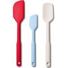imageOXO Good Grips 3 Piece Silicone Spatula Set One Size Multi MulticolorSpatula Set  Jar Spatula  Oat