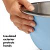 imageOXO Good Grips 3Piece StainlessSteel Mixing Bowl SetBlueGray