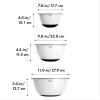 imageOXO Good Grips 3Piece StainlessSteel Mixing Bowl SetWhite