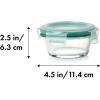 imageOXO Good Grips 4 Cup Smart Seal Leakproof Glass Round Airtight Food Storage Container1 Cup