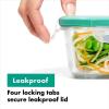 imageOXO Good Grips 4 Cup Smart Seal Leakproof Glass Round Airtight Food Storage Container2 Cup