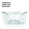 imageOXO Good Grips 4 Cup Smart Seal Leakproof Glass Round Airtight Food Storage Container4 Cup