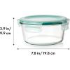imageOXO Good Grips 4 Cup Smart Seal Leakproof Glass Round Airtight Food Storage Container7 Cup