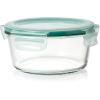imageOXO Good Grips 8 Piece Prep Serve and Store Smart Seal Glass Food Storage Set16Piece  Half RectangleHalf Round