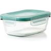 imageOXO Good Grips 8 Piece Prep Serve and Store Smart Seal Glass Food Storage Set16Piece  Half RectangleHalf Round