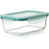 imageOXO Good Grips 8 Piece Prep Serve and Store Smart Seal Glass Food Storage Set16Piece  Half RectangleHalf Round