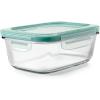 imageOXO Good Grips 8 Piece Prep Serve and Store Smart Seal Glass Food Storage Set16Piece  Half RectangleHalf Round