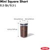 imageOXO Good Grips POP Container  Airtight Food Storage  Mini Square Mini 02 Qt Ideal for spices and dried herbsCONTAINER