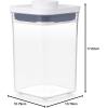 imageOXO Good Grips POP Container  Airtight Food Storage  Mini Square Mini 02 Qt Ideal for spices and dried herbsCONTAINER