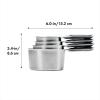 imageOXO Good Grips Stainless Steel Measuring Spoons with Magnetic SnapsCups