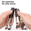 imageOXO Good Grips Stainless Steel Measuring Spoons with Magnetic SnapsSpoons