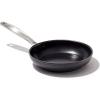 imageOXO Enhanced 12quot Frying Pan Skillet PFASFree Ceramic Nonstick Durable Hard Anodized Cookware Scratch Resistant Stainless Steel Handle Good Grips Dishwasher ampamp Oven safe BlackBlack