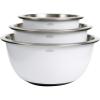 imageOXO Good Grips 3Piece StainlessSteel Mixing Bowl SetWhite
