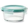 imageOXO Good Grips 4 Cup Smart Seal Leakproof Glass Round Airtight Food Storage Container2 Cup