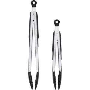 imageOXO Good Grips 12Inch Tongs With Nylon Heads9 and 12 Inch Tong Bundle