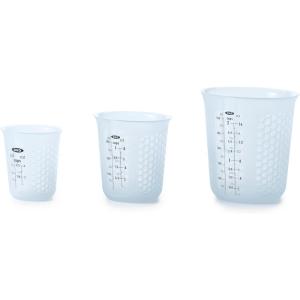 imageOXO Good Grips 3 Piece Squeeze ampamp Pour Silicone Measuring Cup Set3 Piece Set Pack of 12