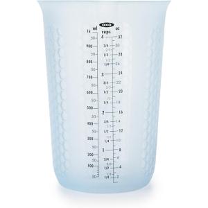 imageOXO Good Grips 3 Piece Squeeze ampamp Pour Silicone Measuring Cup Set4 Cup