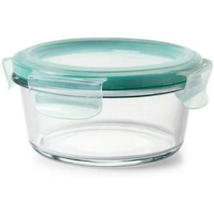 imageOXO Good Grips 4 Cup Smart Seal Leakproof Glass Round Airtight Food Storage Container2 Cup