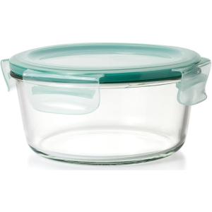 imageOXO Good Grips 4 Cup Smart Seal Leakproof Glass Round Airtight Food Storage Container7 Cup