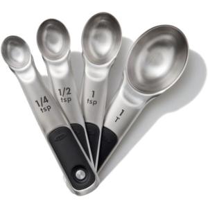 imageOXO Good Grips Stainless Steel Measuring Spoons with Magnetic SnapsSpoons