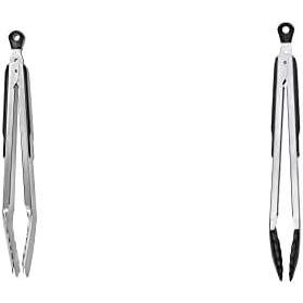 imageOXO Good Grips 12Inch StainlessSteel Locking Tongs ampamp Good Grips 12Inch Tongs With Nylon Heads