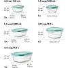 imageOXO Good Grips 16 Piece Glass Smart Seal Airtight Everyday Container Set