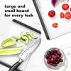imageOXO Good Grips 2Piece Plastic Cutting Board Set Pack of 1ClearMulti