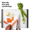 imageOXO Good Grips 2Piece Plastic Cutting Board Set Pack of 1ClearMulti