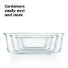 imageOXO Good Grips 4Piece Smart Seal Leakproof Mini Glass AirtightContainer Set