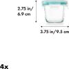 imageOXO Good Grips 4Piece Smart Seal Leakproof Mini Glass AirtightContainer Set