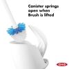 imageOXO Good Grips Compact Toilet Brush ampamp Canister  White1 Count Pack of 2