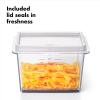imageOXO Good Grips Etched Box Grater with Removable Zester  Ideal for Grating Cheese or Zesting Fruits  Storage Container Included  4 Sided Grater  Comfortable HandleBox Grater with Removeable Zester
