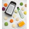 imageOXO Good Grips Etched Box Grater with Removable Zester  Ideal for Grating Cheese or Zesting Fruits  Storage Container Included  4 Sided Grater  Comfortable HandleBox Grater with Removeable Zester