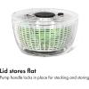 imageOXO Good Grips Salad Spinner  Lettuce Spinner  Fruit Washer  Fruit Washing Bowl with Strainer  Vegetable Cleaner  Salad Cleaner  Lettuce Washer  622 Quart CapacityLittle Salad  Herb Spinner