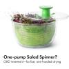 imageOXO Good Grips Salad Spinner  Lettuce Spinner  Fruit Washer  Fruit Washing Bowl with Strainer  Vegetable Cleaner  Salad Cleaner  Lettuce Washer  622 Quart CapacityGreen Salad Spinner