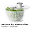 imageOXO Good Grips Salad Spinner  Lettuce Spinner  Fruit Washer  Fruit Washing Bowl with Strainer  Vegetable Cleaner  Salad Cleaner  Lettuce Washer  622 Quart CapacityLittle Salad  Herb Spinner