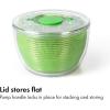 imageOXO Good Grips Salad Spinner  Lettuce Spinner  Fruit Washer  Fruit Washing Bowl with Strainer  Vegetable Cleaner  Salad Cleaner  Lettuce Washer  622 Quart CapacityGreen Salad Spinner
