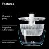 imageOXO Good Grips Salad Spinner  Lettuce Spinner  Fruit Washer  Fruit Washing Bowl with Strainer  Vegetable Cleaner  Salad Cleaner  Lettuce Washer  622 Quart CapacityGlass Salad Spinner