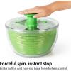 imageOXO Good Grips Salad Spinner  Lettuce Spinner  Fruit Washer  Fruit Washing Bowl with Strainer  Vegetable Cleaner  Salad Cleaner  Lettuce Washer  622 Quart CapacityGreen Salad Spinner