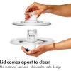 imageOXO Good Grips Salad Spinner  Lettuce Spinner  Fruit Washer  Fruit Washing Bowl with Strainer  Vegetable Cleaner  Salad Cleaner  Lettuce Washer  622 Quart CapacityGlass Salad Spinner