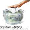 imageOXO Good Grips Salad Spinner  Lettuce Spinner  Fruit Washer  Fruit Washing Bowl with Strainer  Vegetable Cleaner  Salad Cleaner  Lettuce Washer  622 Quart CapacityLarge Salad Spinner