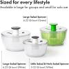 imageOXO Good Grips Salad Spinner  Lettuce Spinner  Fruit Washer  Fruit Washing Bowl with Strainer  Vegetable Cleaner  Salad Cleaner  Lettuce Washer  622 Quart CapacityLarge Salad Spinner
