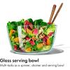 imageOXO Good Grips Salad Spinner  Lettuce Spinner  Fruit Washer  Fruit Washing Bowl with Strainer  Vegetable Cleaner  Salad Cleaner  Lettuce Washer  622 Quart CapacityGlass Salad Spinner